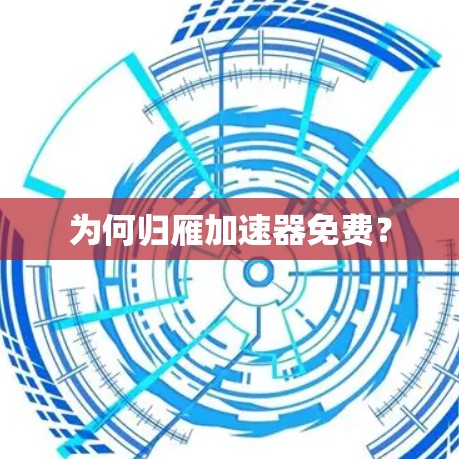 为何归雁加速器免费? 为何归雁加速器免费?