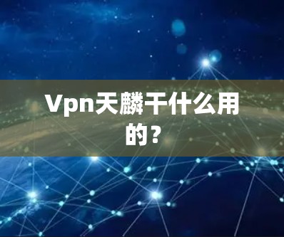 Vpn天麟干什么用的？